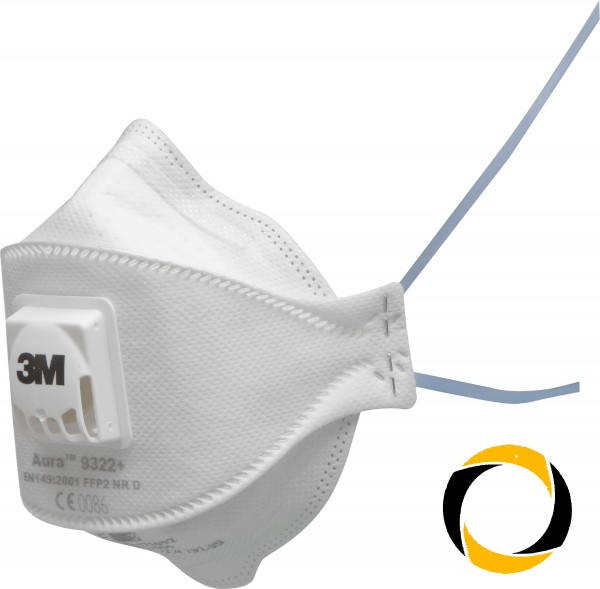 3M Atemschutzmaske Aura 9332+ FFP3