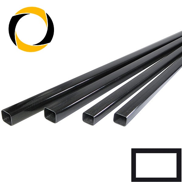CFK-Rechteckrohr gewickelt 28x23x1x1000mm